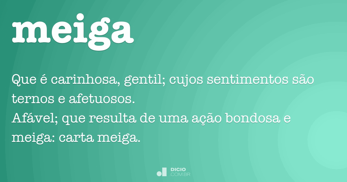 Meiga - Dicio, Dicionário Online de Português