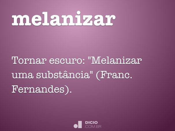 melanizar