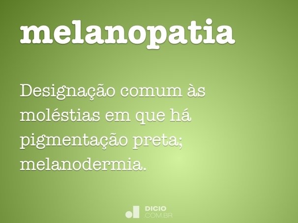 melanopatia
