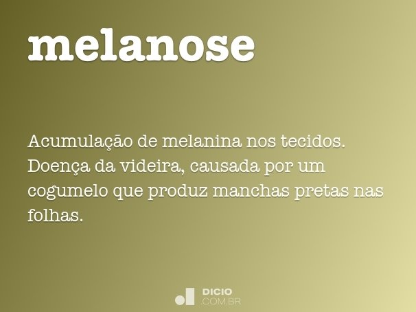 melanose