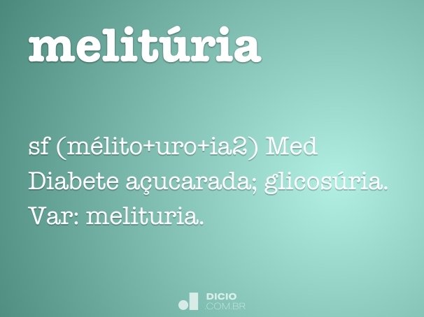 melitúria