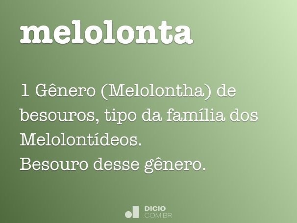 melolonta