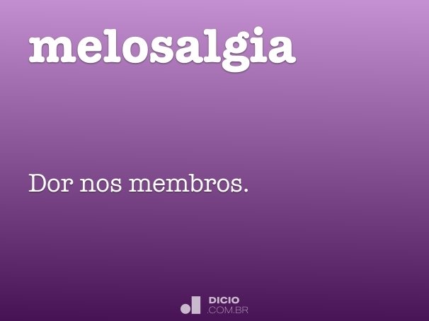 melosalgia