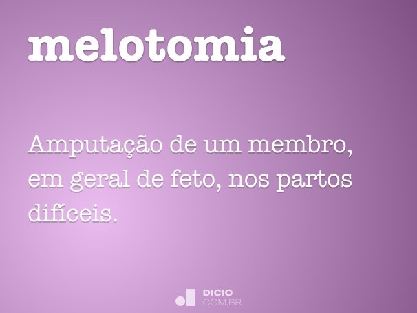 melotomia