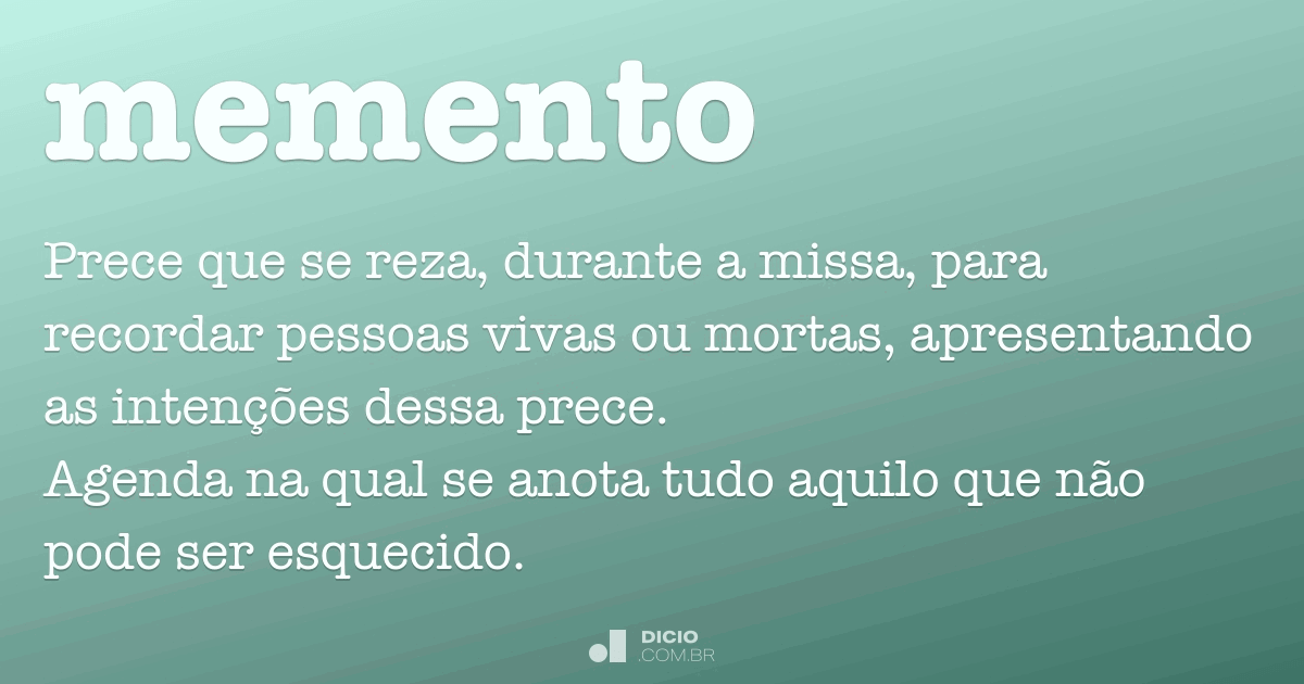 Memento Dicio, Dicionário Online de Português