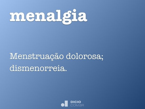 menalgia