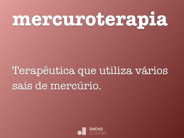 mercuroterapia