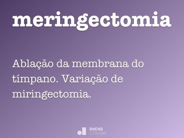 meringectomia