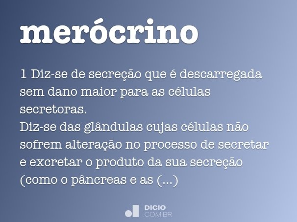 merócrino