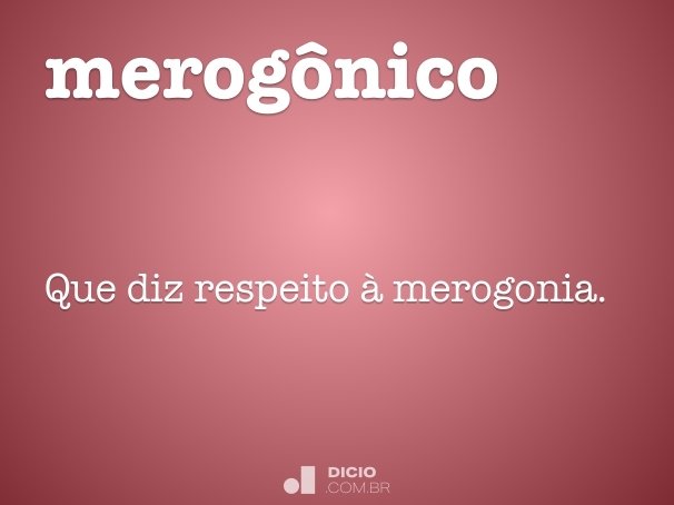 merogônico