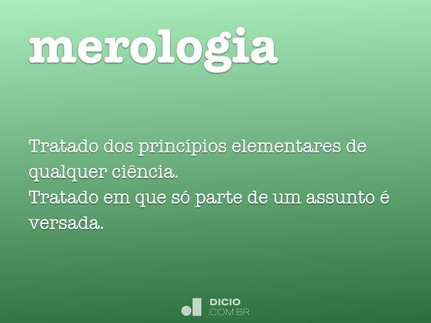merologia