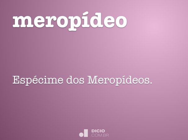 meropídeo