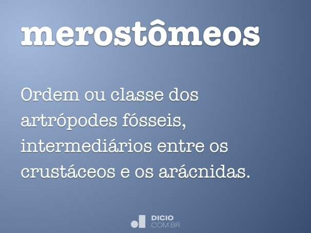 merostômeos