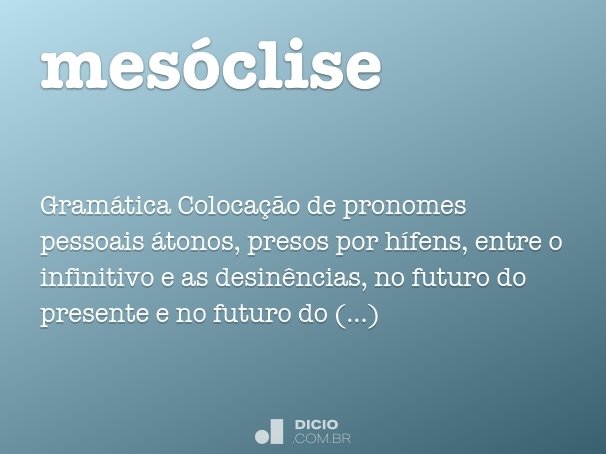 mesóclise