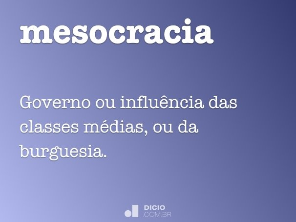 mesocracia