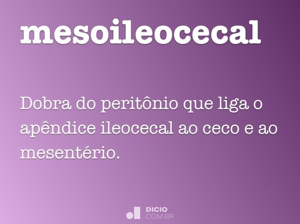 mesoileocecal