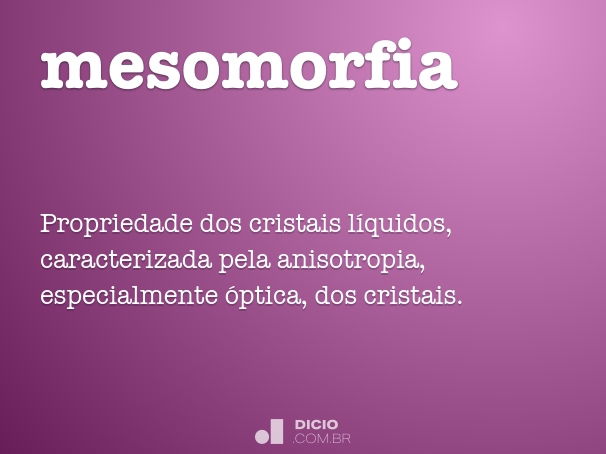 Significado de Anisotropia