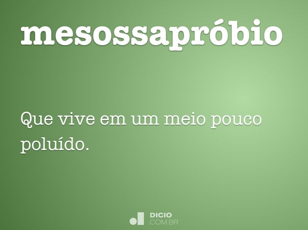 mesossapróbio