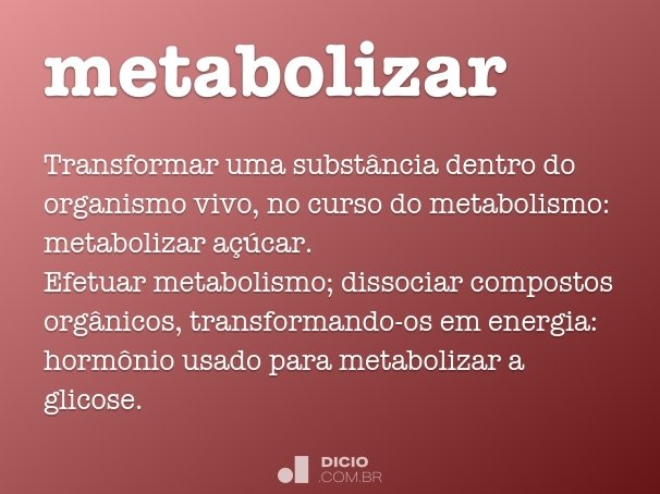 metabolizar