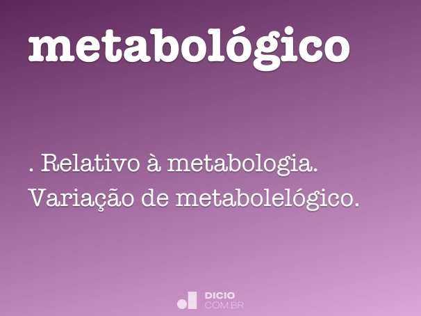 metabológico
