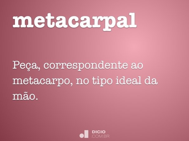 metacarpal