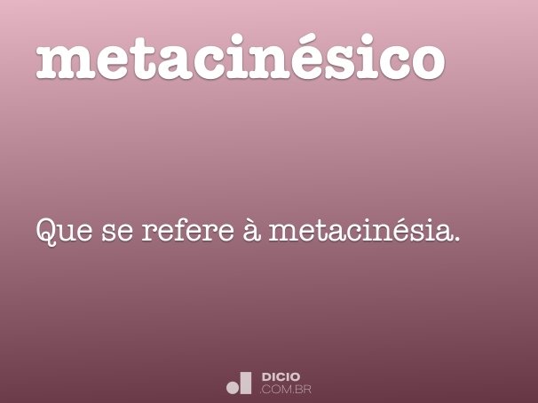 metacinésico