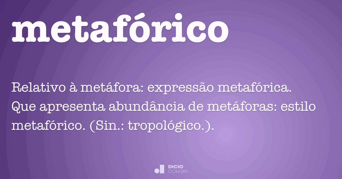 Metafórico Dicio, Dicionário Online de Português