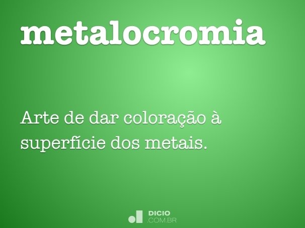 metalocromia