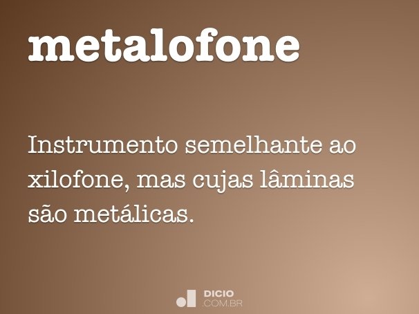 metalofone