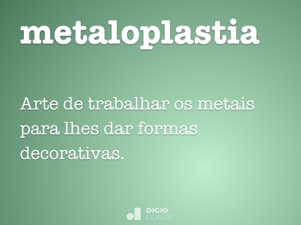 metaloplastia