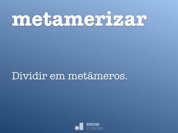 metamerizar