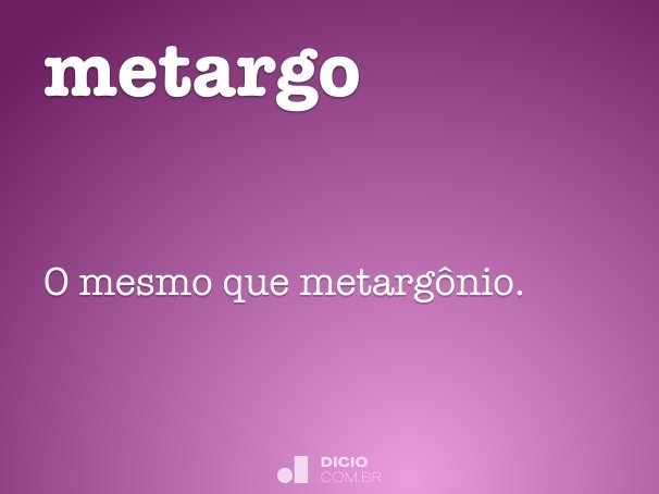 metargo