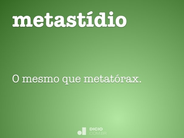 metastídio