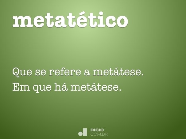 metatético