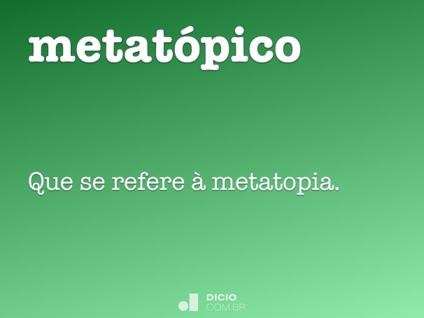 metatópico