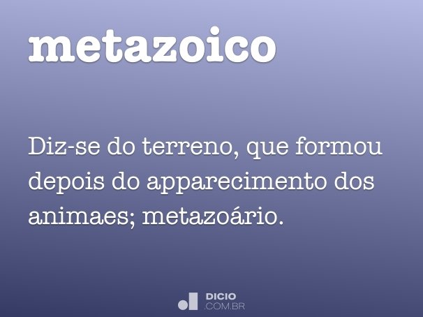 metazoico