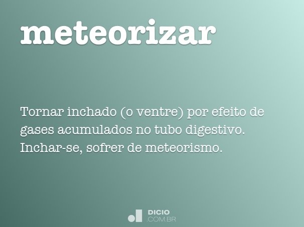 meteorizar