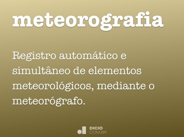 meteorografia