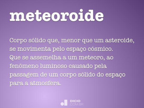 meteoroide