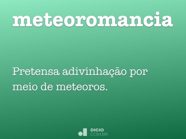 meteoromancia