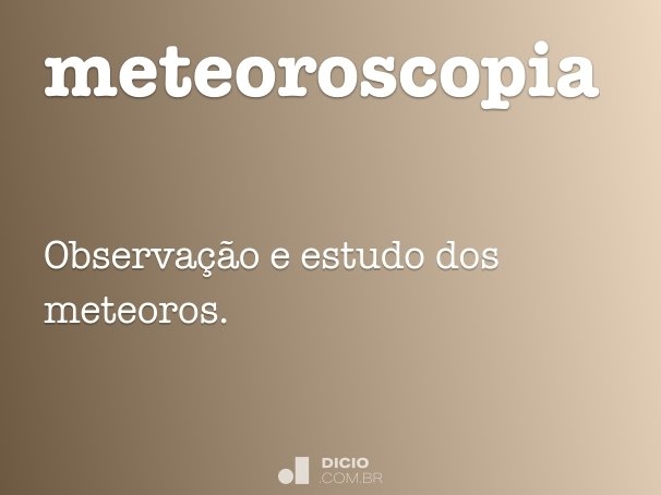 meteoroscopia