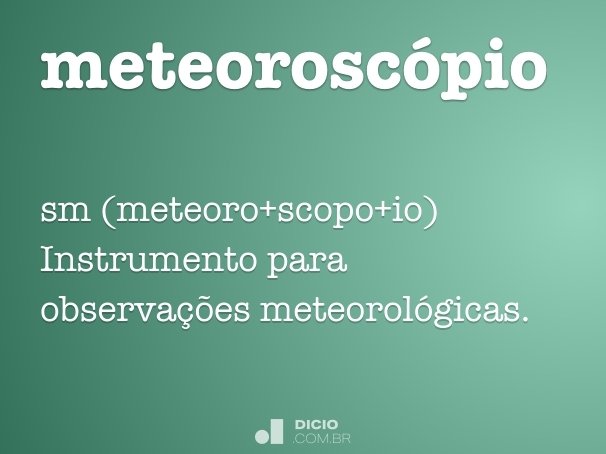 meteoroscópio