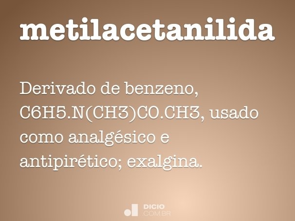 metilacetanilida
