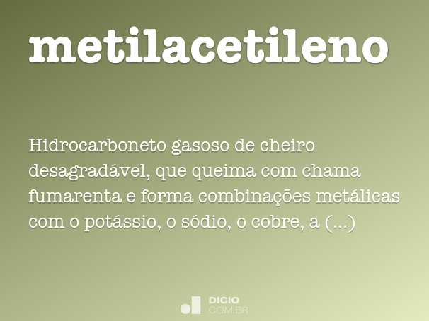 metilacetileno