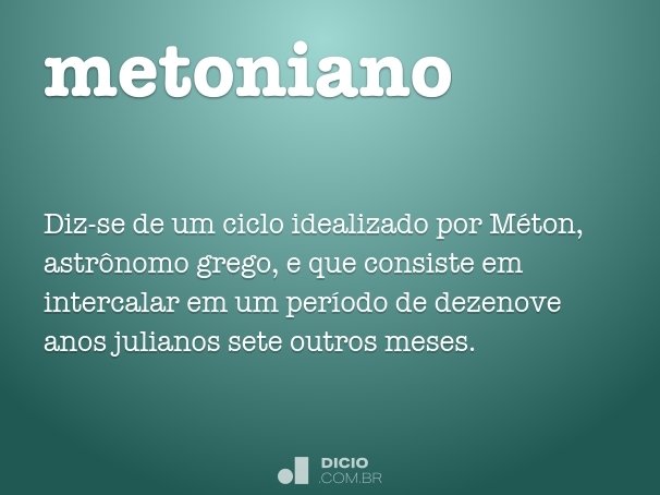metoniano