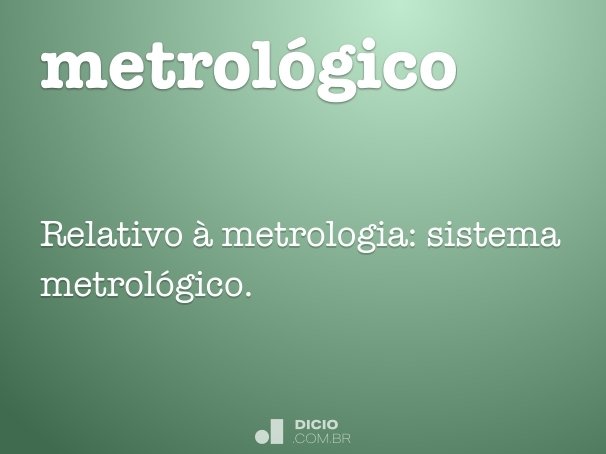 metrológico