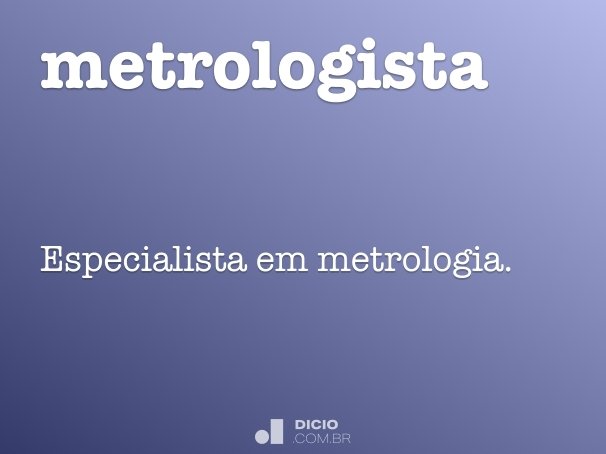 metrologista