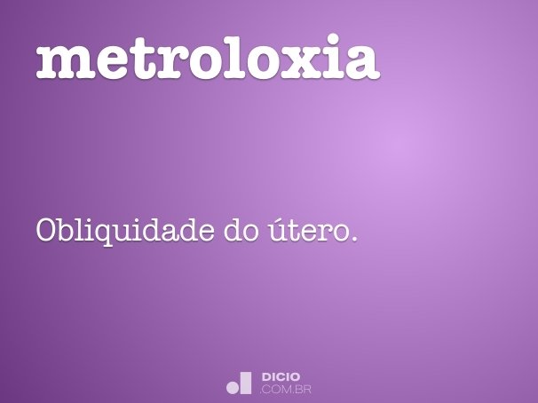 metroloxia