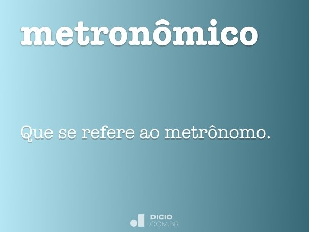 metronômico