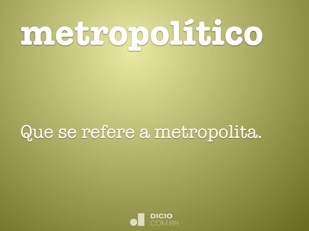 metropolítico